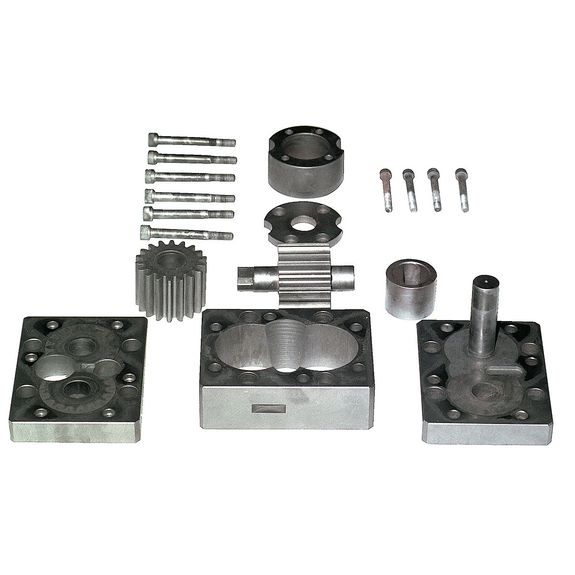 Melt pump after disassembled