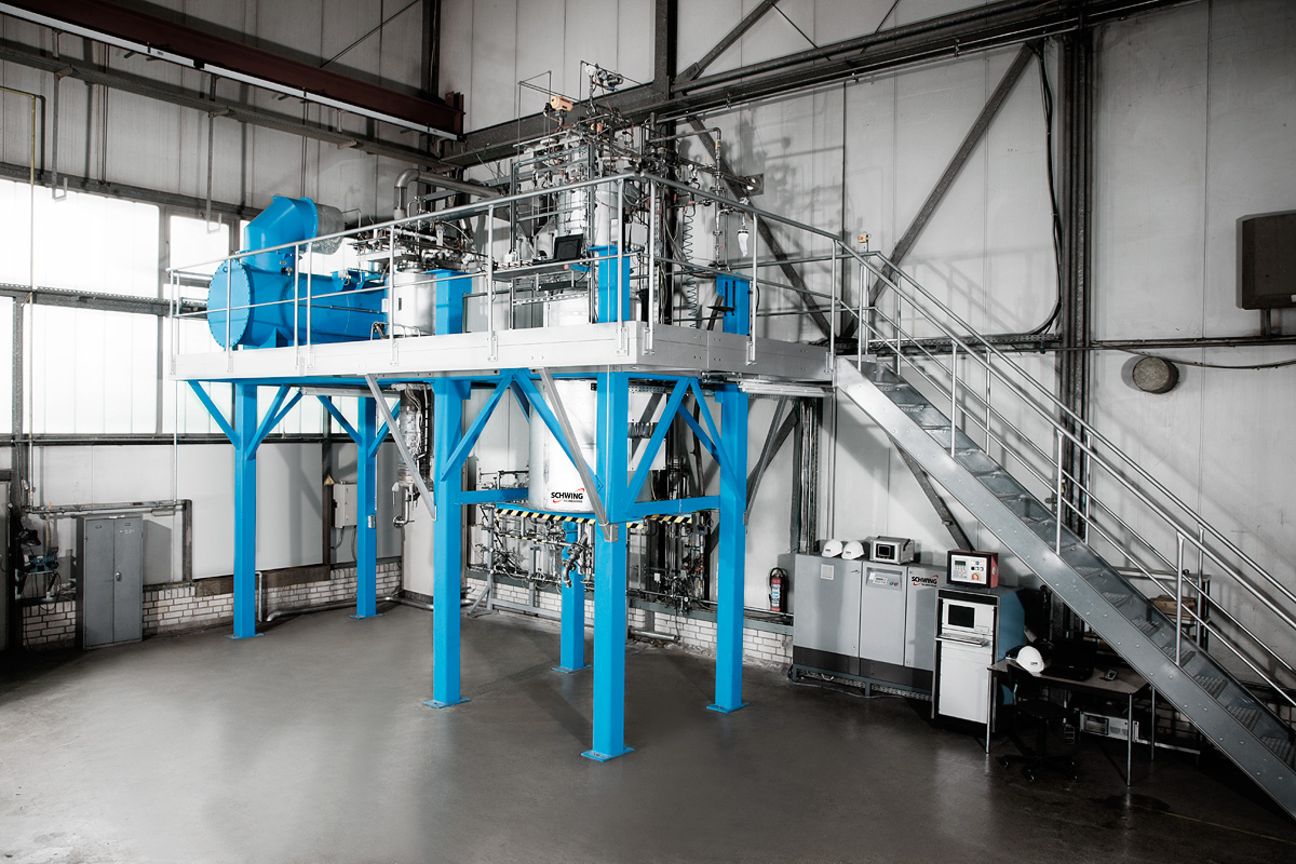 SCHWING Pilot plant Process technique