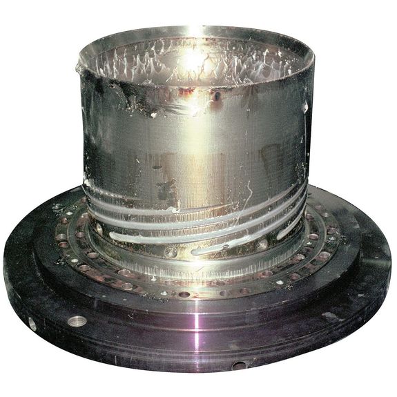 Blown film die before