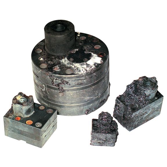 Melt pumps before